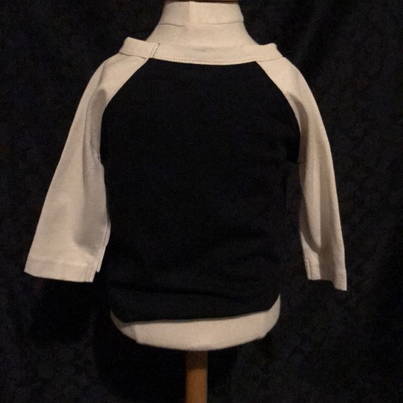 Friendly little ghost Gymboree 0-3 months long sleeve black T-shirt - Picture 2 of 2